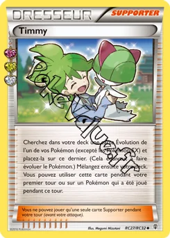 Carte Pokémon Timmy n°RC27 de la série Générations