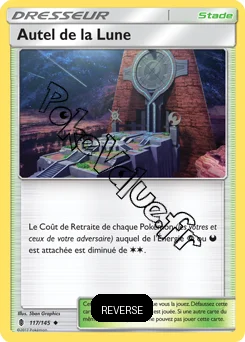 Carte Pokémon Autel de la Lune Reverse n°117 de la série Gardiens Ascendant