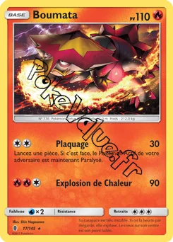 Carte Pokémon Boumata  n°17 de la série Gardiens Ascendant