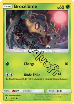 Carte Pokémon Brocélôme n°6 de la série Gardiens Ascendant