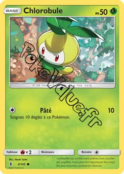 Carte Pokémon Chlorobule  n°4 de la série Gardiens Ascendant