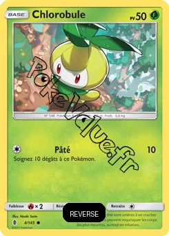 Carte Pokémon Chlorobule  Reverse n°4 de la série Gardiens Ascendant