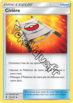 Carte Pokémon Civière n°130 de la série Gardiens Ascendant