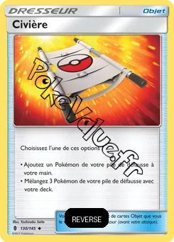 Carte Pokémon Civière Reverse n°130 de la série Gardiens Ascendant