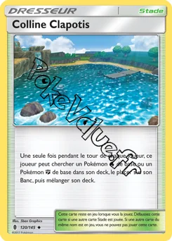 Carte Pokémon Colline Clapotis n°120 de la série Gardiens Ascendant