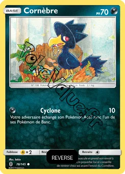 Carte Pokémon Cornèbre Reverse n°78 de la série Gardiens Ascendant