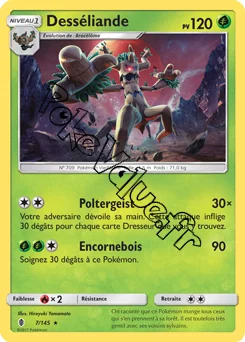 Carte Pokémon Desséliande n°7 de la série Gardiens Ascendant