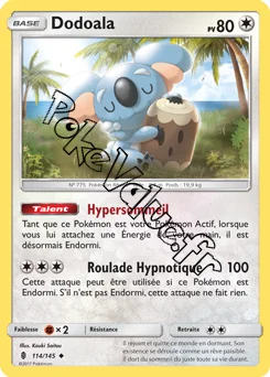 Carte Pokémon Dodoala  n°114 de la série Gardiens Ascendant