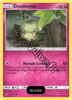 Carte Pokémon Doudouvet  Reverse n°90 de la série Gardiens Ascendant