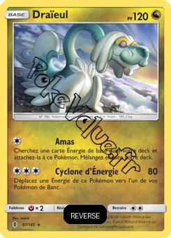 Carte Pokémon Draïeul Reverse n°97 de la série Gardiens Ascendant