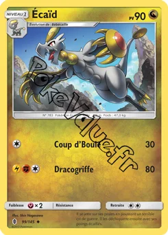 Carte Pokémon Écaïd n°99 de la série Gardiens Ascendant