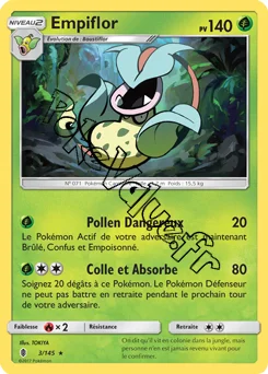 Carte Pokémon Empiflor  n°3 de la série Gardiens Ascendant