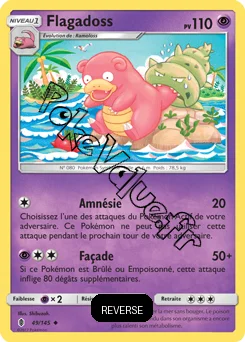 Carte Pokémon Flagadoss  Reverse n°49 de la série Gardiens Ascendant