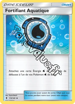 Carte Pokémon Fortifiant Aquatique n°119 de la série Gardiens Ascendant