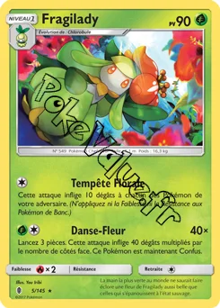 Carte Pokémon Fragilady  n°5 de la série Gardiens Ascendant