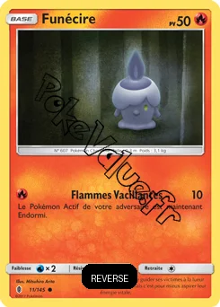 Carte Pokémon Funécire Reverse n°11 de la série Gardiens Ascendant