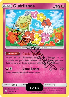Carte Pokémon Guérilande Reverse n°93 de la série Gardiens Ascendant