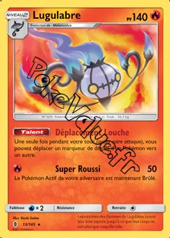 Carte Pokémon Lugulabre  n°13 de la série Gardiens Ascendant