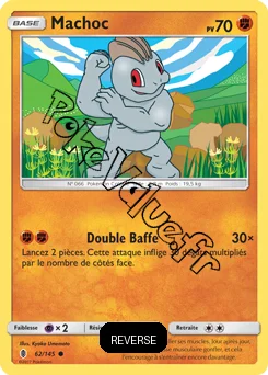 Carte Pokémon Machoc  Reverse n°62 de la série Gardiens Ascendant