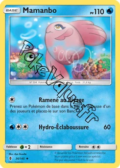 Carte Pokémon Mamanbo  n°36 de la série Gardiens Ascendant