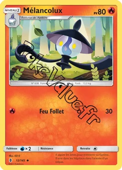 Carte Pokémon Mélancolux n°12 de la série Gardiens Ascendant