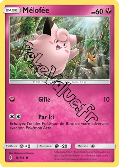 Carte Pokémon Mélofée n°88 de la série Gardiens Ascendant