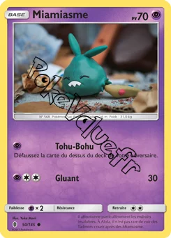Carte Pokémon Miamiasme  n°50 de la série Gardiens Ascendant