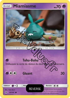 Carte Pokémon Miamiasme  Reverse n°50 de la série Gardiens Ascendant
