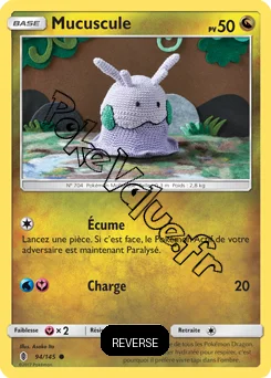 Carte Pokémon Mucuscule  Reverse n°94 de la série Gardiens Ascendant