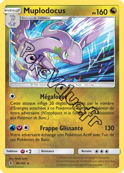 Carte Pokémon Muplodocus  n°96 de la série Gardiens Ascendant