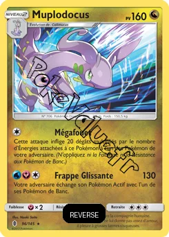 Carte Pokémon Muplodocus  Reverse n°96 de la série Gardiens Ascendant