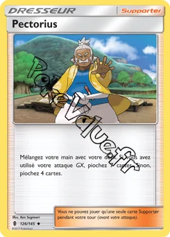 Carte Pokémon Pectorius n°126 de la série Gardiens Ascendant