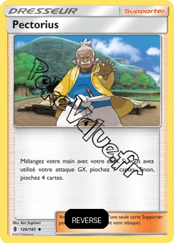 Carte Pokémon Pectorius Reverse n°126 de la série Gardiens Ascendant