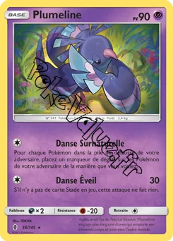 Carte Pokémon Plumeline  n°56 de la série Gardiens Ascendant