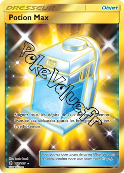 Carte Pokémon Potion Max n°164 de la série Gardiens Ascendant