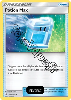 Carte Pokémon Potion Max Reverse n°128 de la série Gardiens Ascendant