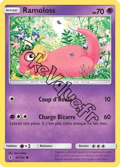 Carte Pokémon Ramoloss  n°48 de la série Gardiens Ascendant