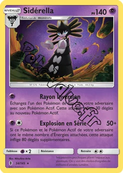 Carte Pokémon Sidérella n°54 de la série Gardiens Ascendant