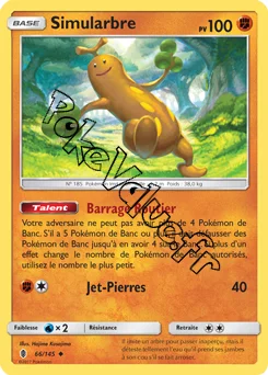 Carte Pokémon Simularbre  n°66 de la série Gardiens Ascendant
