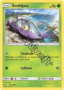 Carte Pokémon Sovkipou  n°8 de la série Gardiens Ascendant