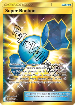 Carte Pokémon Super Bonbon n°165 de la série Gardiens Ascendant