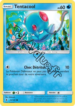 Carte Pokémon Tentacool  n°23 de la série Gardiens Ascendant