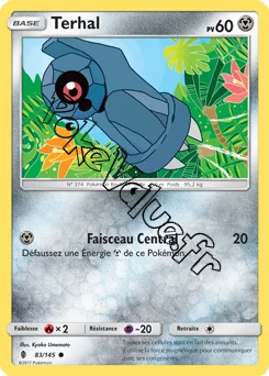 Carte Pokémon Terhal  n°83 de la série Gardiens Ascendant