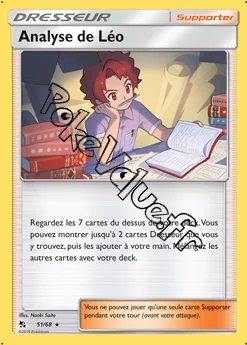 Carte Pokémon Analyse de Léo n°51 de la série Destinées Occultes