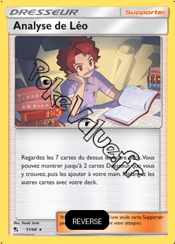 Carte Pokémon Analyse de Léo Reverse n°51 de la série Destinées Occultes