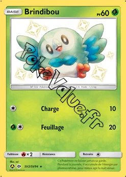 Carte Pokémon Brindibou  n°SV2 de la série Destinées Occultes
