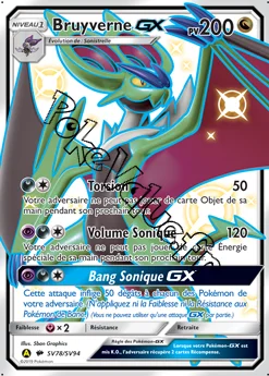 Carte Pokémon Bruyverne GX n°SV78 de la série Destinées Occultes