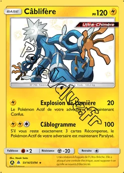 Carte Pokémon Câblifère n°SV14 de la série Destinées Occultes