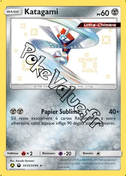 Carte Pokémon Katagami  n°SV33 de la série Destinées Occultes