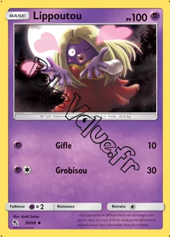 Carte Pokémon Lippoutou n°30 de la série Destinées Occultes